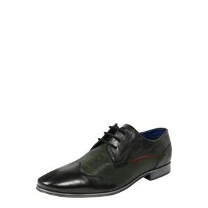 bugatti Fűzős cipő 'Morino'  antracit / sötétzöld