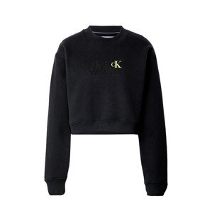 Calvin Klein Jeans Tréning póló  világos sárga / fekete