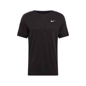 Nike Sportswear Póló 'REPEAT'  fehér / fekete