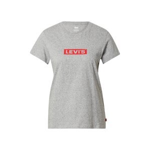 LEVI'S ® Póló 'The Perfect Tee'  szürke melír / gránátalma