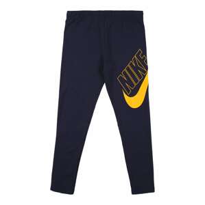 Nike Sportswear Leggings  tengerészkék / aranysárga