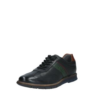 bugatti Fűzős cipő 'Sandman'  brokát / sötétzöld / fekete