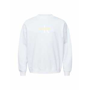 Calvin Klein Jeans Tréning póló  piszkosfehér / pasztellsárga / rózsaszín