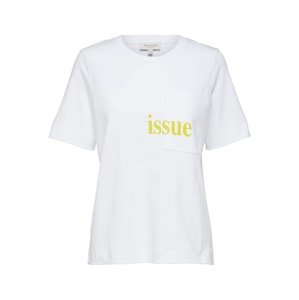 SELECTED FEMME T-Shirt 'STUDIO'  fehér / sárga