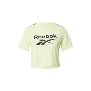 Reebok Sport Funkcionális felső  pasztellsárga / fekete / fehér