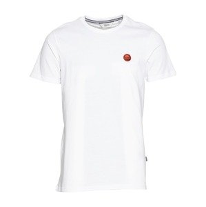 !Solid Shirt 'Phero'  fehér / fekete / narancsvörös