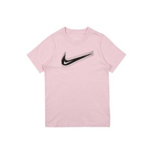 Nike Sportswear Póló  pasztell-rózsaszín / fekete