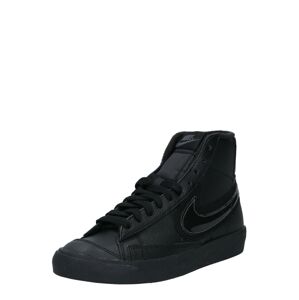 Nike Sportswear Magas szárú edzőcipők 'Blazer'  sötétszürke / fekete