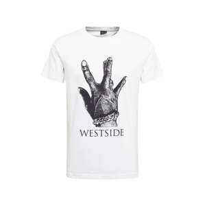 Mister Tee Póló 'Westside Connection'  fekete / fehér