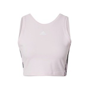 ADIDAS PERFORMANCE Sport top  khaki / pasztell-rózsaszín / fehér