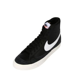 Nike Sportswear Magas szárú sportcipők 'BLAZER MID 77 VNTG'  fekete / fehér