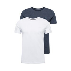 JACK & JONES Shirt 'JCOSCHULTZ'  fehér / sötétszürke