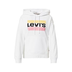 LEVI'S Tréning póló  sárga / fekete / fáradt rózsaszín / gyapjúfehér