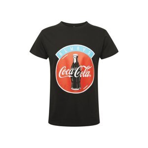 Mister Tee Póló 'Always Coca Cola'  piros / fekete / fehér / világoskék