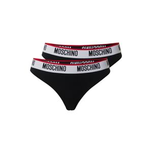 Moschino Underwear String bugyik  fekete / fehér / piros