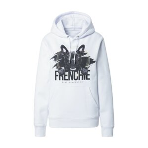 EINSTEIN & NEWTON Tréning póló 'Frenchie'  fehér / grafit / pasztellsárga