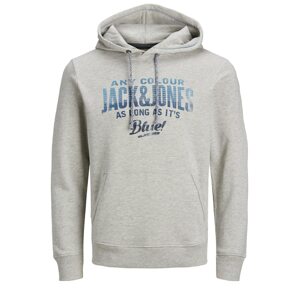 JACK & JONES Tréning póló  szürke / kék