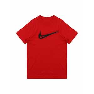 Nike Sportswear Póló  sötétvörös / fekete