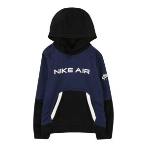 Nike Sportswear Tréning póló 'Air'  fekete / éjkék / fehér