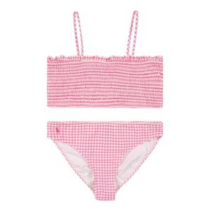 POLO RALPH LAUREN Bikini 'GINGHAM'  fehér / rózsaszín