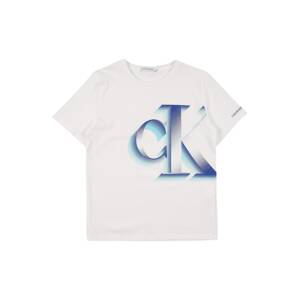 Calvin Klein Jeans Póló  fehér / királykék / világoskék