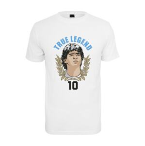 Mister Tee Shirt 'True Legends Number 10'  fehér / fekete / világoskék / ekrü
