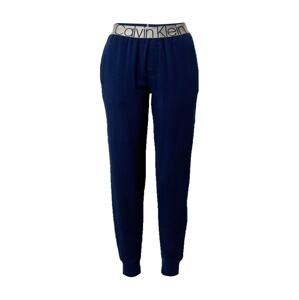 Calvin Klein Underwear Pizsama nadrágok  tengerészkék / ezüst