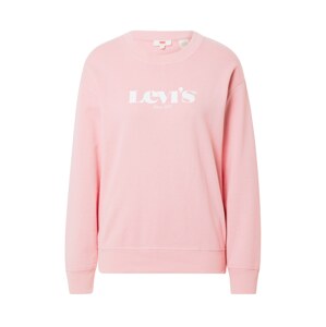 LEVI'S Tréning póló  rózsaszín / fehér