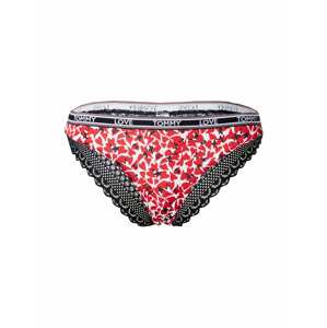 Tommy Hilfiger Underwear Slip  piros / fehér / fekete
