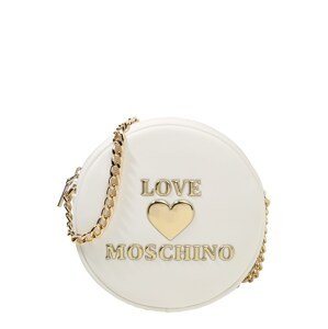 Love Moschino Válltáska  természetes fehér / arany