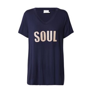 Kaffe Shirt 'Soul'  tengerészkék / arany