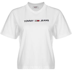 Tommy Jeans T-Shirt  fehér / fekete