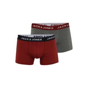 JACK & JONES Boxeralsók  piros / szürke