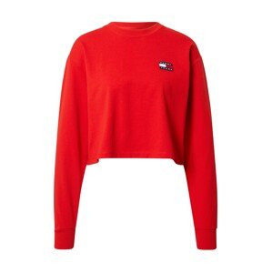 Tommy Jeans Tréning póló  piros / sötétkék / fehér