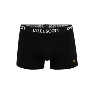 Lyle & Scott Boxeralsók 'BARCLAY'  sárga / fekete / fehér