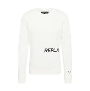 REPLAY Tréning póló  fehér / antracit