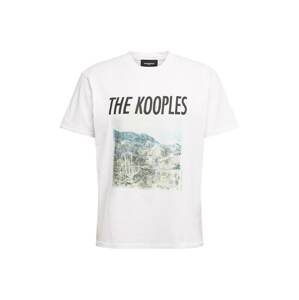The Kooples T-Shirt  fehér / fekete / kő / kék