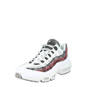 Nike Sportswear Rövid szárú edzőcipők 'Air Max 95'  fehér / szürke / piros