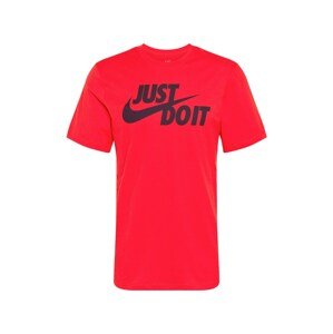 Nike Sportswear Póló 'Just Do It'  világospiros / fekete