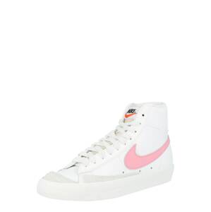 Nike Sportswear Magas szárú edzőcipők 'BLAZER'  rózsaszín / fehér