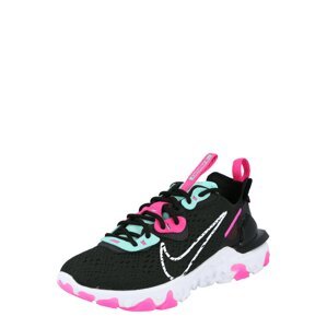 Nike Sportswear Rövid szárú sportcipők 'React Vision'  menta / neon-rózsaszín / fekete