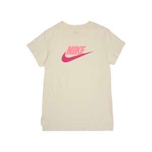 Nike Sportswear Póló 'FUTURA'  bézs / neon-rózsaszín / világos-rózsaszín
