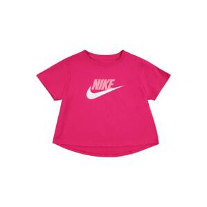 Nike Sportswear Póló  rózsaszín / fehér / világos-rózsaszín