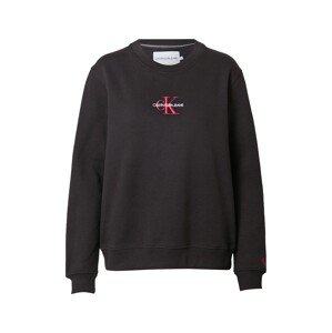 Calvin Klein Jeans Tréning póló  fekete / fehér / vörösáfonya