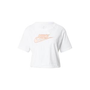 Nike Sportswear Póló  fehér / őszibarack