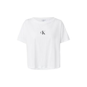 Calvin Klein Swimwear Póló  fehér / fekete