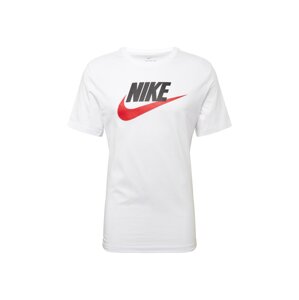 Nike Sportswear Póló  fekete / fehér / tűzpiros