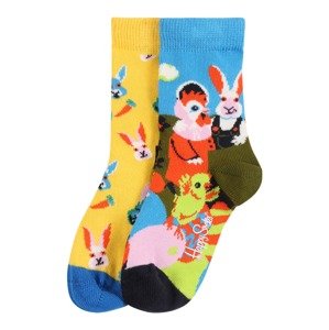 Happy Socks Zokni 'Easter Socks'  sárga / kék / olíva / világos-rózsaszín / narancs
