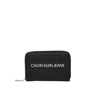 Calvin Klein Jeans Pénztárcák 'Accordion'  fekete / fehér
