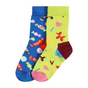 Happy Socks Socken 'Candy & Balloons'  kék / sárga / vegyes színek